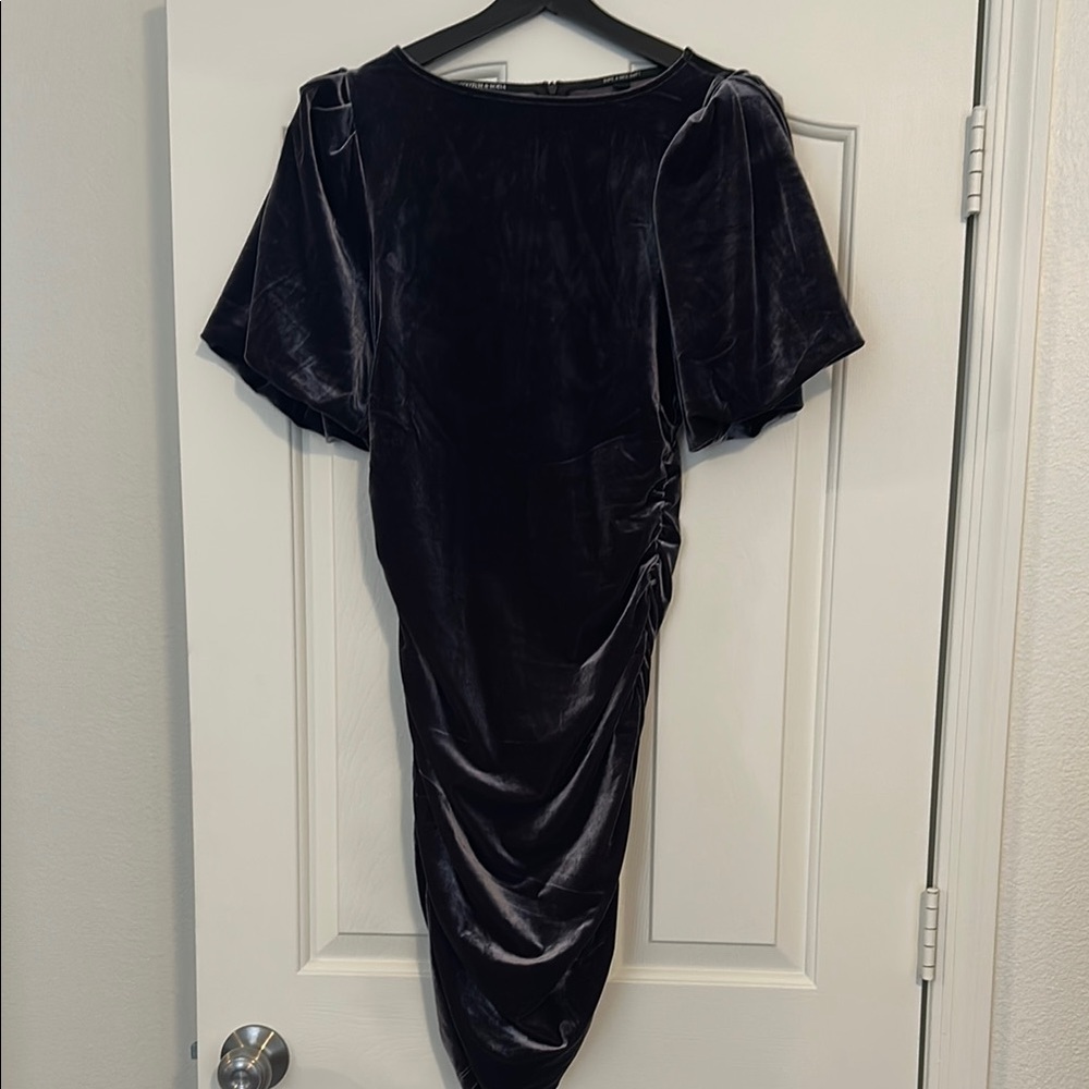 Scotch & Soda Blue Ruched Bodycon Dress. Brand new, never worn, no tags